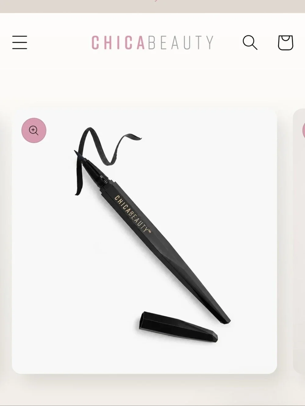 CHICA BEAUTY Mírame Matte Black Liquid Eyeliner